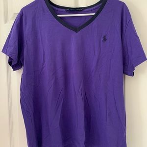 Ralph Lauren purple t shirt